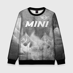 Свитшот детский Mini - grey gradient посередине, цвет: 3D-черный