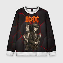 Детский свитшот ACDC спинами друг другу