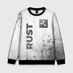 Детский свитшот Rust - white gradient вертикально