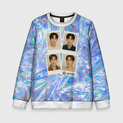 Свитшот детский Astro четыре фото, цвет: 3D-белый