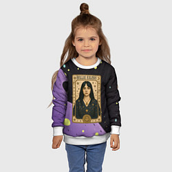Свитшот детский Билли Айлиш в стиле Таро, цвет: 3D-белый — фото 2