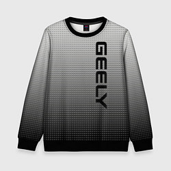 Детский свитшот Geely серый текстурный