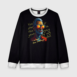 Свитшот детский Мои правила, цвет: 3D-белый