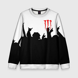 Детский свитшот Monster energy rock black
