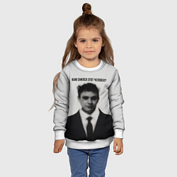 Свитшот детский Вам снился этот человек мем, цвет: 3D-белый — фото 2