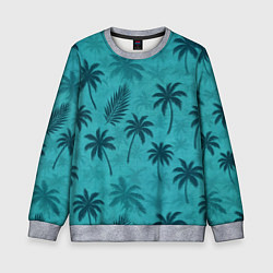 Свитшот детский Гавайский стиль - Томми Версетти, цвет: 3D-меланж