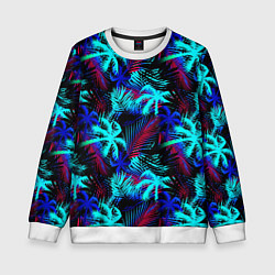 Детский свитшот Palm blue light blue