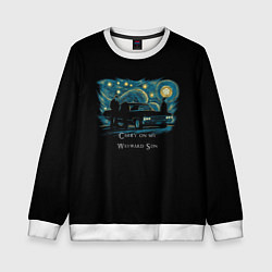 Свитшот детский Сверхъестественное carry on my wayward son, цвет: 3D-белый