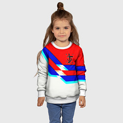 Свитшот детский Doom geometry cyber sport, цвет: 3D-белый — фото 2