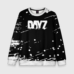 Свитшот детский Dayz брызги красок, цвет: 3D-белый