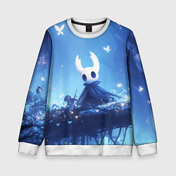 Свитшот детский Игра Hollow Knight, цвет: 3D-белый