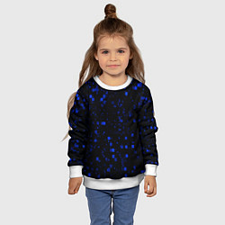 Свитшот детский Color blue khaki, цвет: 3D-белый — фото 2