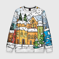 Детский свитшот Новогодний снегопад