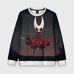 Свитшот детский Hollow Knight - Silksong, цвет: 3D-белый