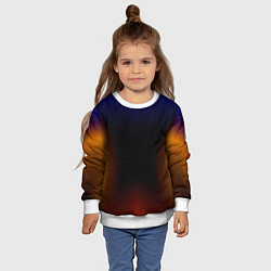 Свитшот детский Color black red blue, цвет: 3D-белый — фото 2