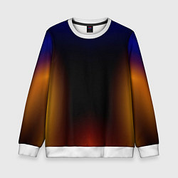 Свитшот детский Color black red blue, цвет: 3D-белый