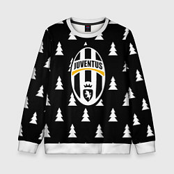 Детский свитшот Ювентус ёлочки паттерн