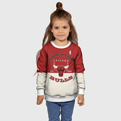 Свитшот детский NBA Bulls Vintage, цвет: 3D-белый — фото 2