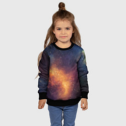 Свитшот детский Космос, цвет: 3D-черный — фото 2