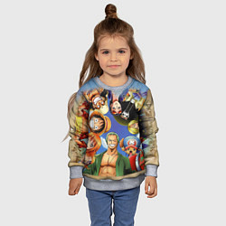 Свитшот детский One Piece, цвет: 3D-меланж — фото 2