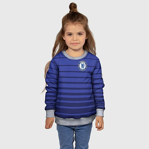 Детский свитшот Chelsea: Diego Gosta / 3D-Меланж – фото 4
