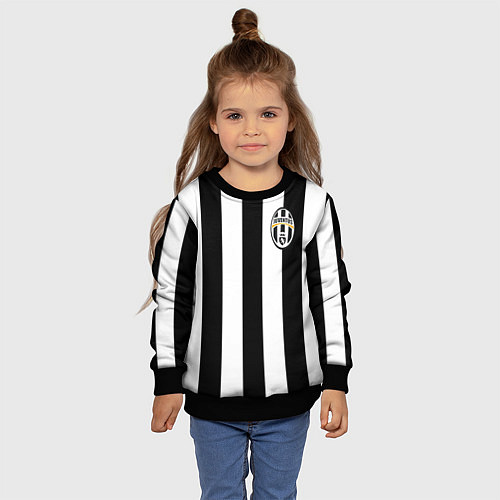 Детский свитшот Juventus: Pirlo / 3D-Черный – фото 4
