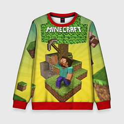 Детский свитшот Minecraft Tree