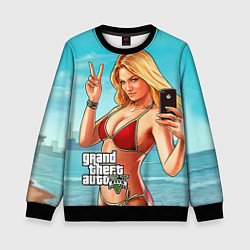 Детский свитшот GTA 5: Selfie Girl