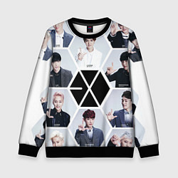 Свитшот детский EXO Boys, цвет: 3D-черный