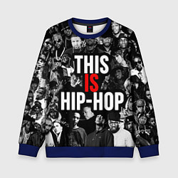 Свитшот детский This is hip-hop, цвет: 3D-синий