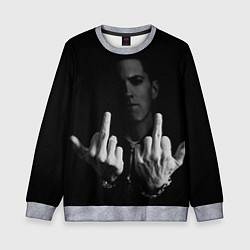 Свитшот детский Eminem Fuck, цвет: 3D-меланж