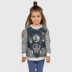 Свитшот детский Linkin Park: My Style, цвет: 3D-белый — фото 2