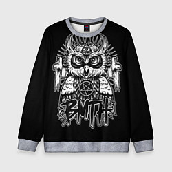 Свитшот детский BMTH Owl, цвет: 3D-меланж