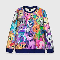 Свитшот детский My Little Pony, цвет: 3D-синий