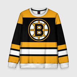 Свитшот детский Boston Bruins, цвет: 3D-белый