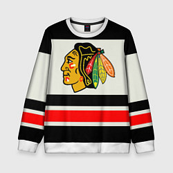 Свитшот детский Chicago Blackhawks, цвет: 3D-белый