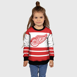 Свитшот детский Detroit Red Wings, цвет: 3D-черный — фото 2