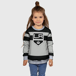 Свитшот детский Los Angeles Kings, цвет: 3D-меланж — фото 2