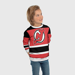 Свитшот детский New Jersey Devils, цвет: 3D-белый — фото 2
