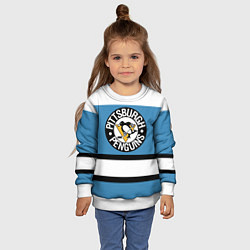 Свитшот детский Pittsburgh Penguins: White, цвет: 3D-белый — фото 2