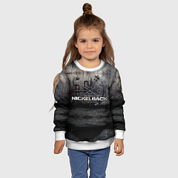 Свитшот детский Nickelback Repository, цвет: 3D-белый — фото 2