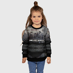 Свитшот детский Nickelback Repository, цвет: 3D-черный — фото 2