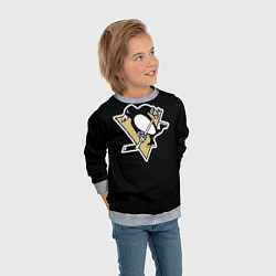 Свитшот детский Pittsburgh Penguins: Malkin, цвет: 3D-меланж — фото 2