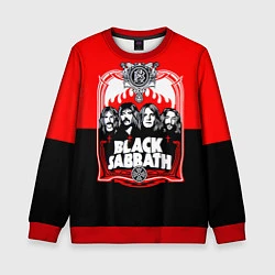 Свитшот детский Black Sabbath: Red Sun, цвет: 3D-красный