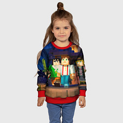 Свитшот детский Minecraft Men's, цвет: 3D-красный — фото 2