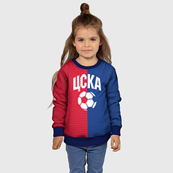 Свитшот детский ЦСКА, цвет: 3D-синий — фото 2