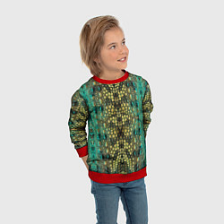 Свитшот детский Крокодил, цвет: 3D-красный — фото 2
