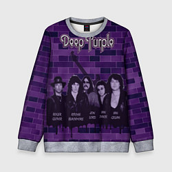 Свитшот детский Deep Purple, цвет: 3D-меланж