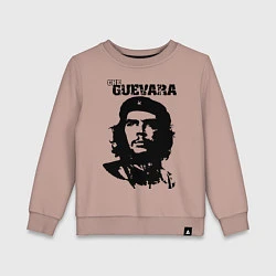 Свитшот хлопковый детский Che Guevara, цвет: пыльно-розовый