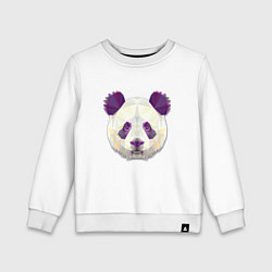 Детский свитшот Полигональная панда